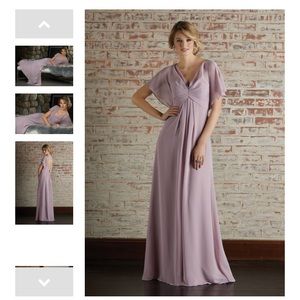 Latte maxi Bridesmaid dress
